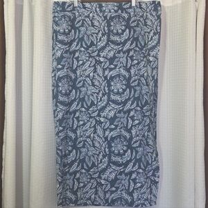 RIP SKIRT Hawaii NWT True Wrap Rustica Denim Casual Maxi Skirt Size XL